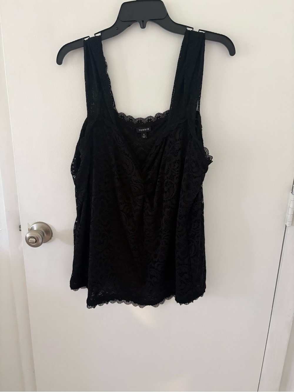 torrid Black Lace Camisole Tank